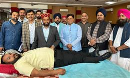 हिमाचल महां सभा ने विश्वास फाउंडेशन के सहयोग से चैथे रक्तदान शिविर का किया आयोजन 