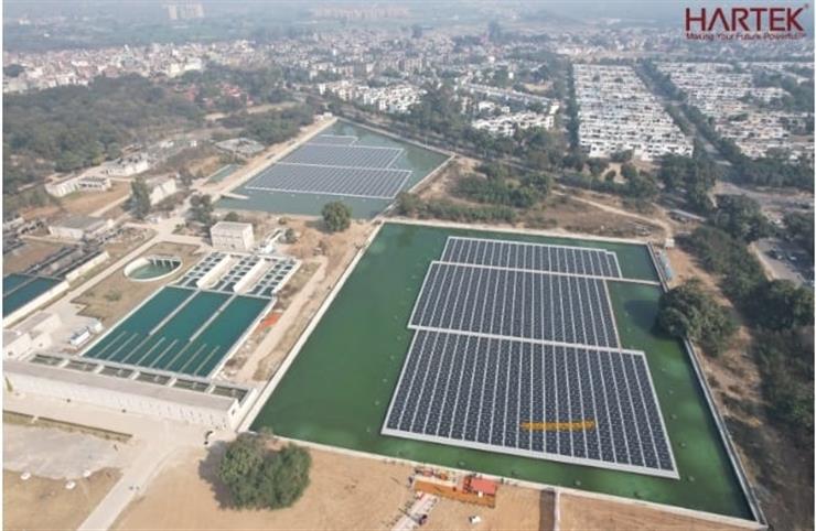 Hartek Solar bags 22 MW floating solar project from SJVN Green