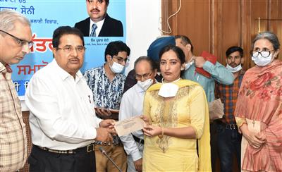 OP Soni hands over appointment letters to 30 Staff Nurses including daughter of martyred farmer