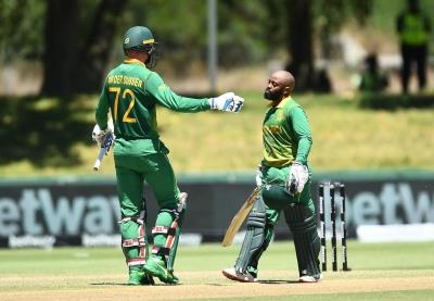 1st ODI: Dussen, Bavuma tons propel South Africa to 296 against India