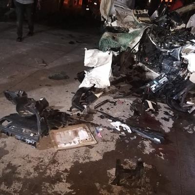 Two killed in Gurugram after speeding car hits scooty