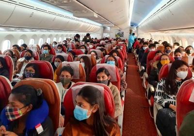 250 Indian students arrive in Delhi from Romania under 'Operation Ganga'