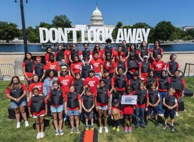 Students protest in Washington D.C. against gun violence