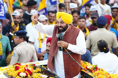  Overwhelming response to AAP’s road-shows proves that winds of change blowing in Gujarat: CM Bhagwant Mann