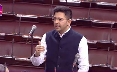 AAP MP Raghav Chadha raises important issue of Shri Kartarpur Sahib Corridor in Parliament