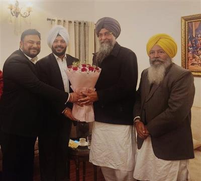 President of Punjab and Haryana High Court Bar Association meets Punjab Vidhan Sabha Speaker