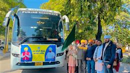 MLA Derabassi Kuljit Singh Randhawa Departs 12th Bus from District