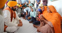 Chief Minister Bhagwant Mann met the families of the deceased of spurious liquor incident and shared his condolences