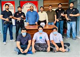 PUNJAB POLICE BUST CRIMINAL NETWORK BACKED BY USA-BASED PAVITTAR-HUSANDEEP GANG; THREE OPERATIVES HELD WITH PISTOL, FORTUNER CAR