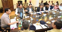 Five-member ECI team holds high-level meeting with top administration and police officials to assess poll preparedness' in Punjab